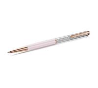 Stylo à bille Crystalline, Rose, Laqué rose, placage de ton or rose OS