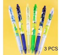 Stylo À Bille Effaçable En Forme De Petit Dinosaure, Stylo À Gel Effaçable, Bleu, Fournitures Scolaires Et De Bureau, 3/6