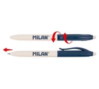 Stylo à Bille Effaçable Par Friction P1, Encre Bleue, Boîte De 25 Unités, Présentoir