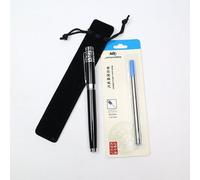 Stylo À Bille En Métal 0.5mm, Recharge D'encre Bleue/Noire, Stylo À Bille De Luxe De Haute Qualité Pour Business, Fournitures De Bureau, Stylo D'écriture Pour Signature