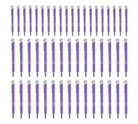 Stylo à bille en métal pour signature en métal 50x | Stylé Accessoires De Bureau Avec Clip Argenté Stylos Multifonctions Pour Les Professeurs D'École Et L'élite Professionnels