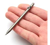 Stylo à bille, en titane pur, design compact et portable, comme illustré sur l'image