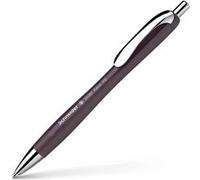 Stylo à bille - Encre bleue - Pointe large - Corps prune - Rétractable - Schneider Slider Rave