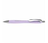 Stylo à bille - Encre bleue - Pointe large - Corps violet - Rétractable - Schneider Slider Rave