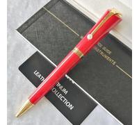 Stylo À Bille Mm, Édition Spéciale, Couleurs Noir, Rose Et Rouge, Mb, Rollerball, Avec Clip De Perle De Luxe, Écriture Lisse, Grande Actrice