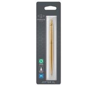 Stylo bille M Parker Jotter XL monochrome pointe 1 mm - Corps or