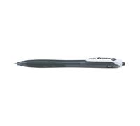 Stylo à bille rétractable - PILOT - REXGRIP BEGREEN - Pointe fine 0,7 mm - Encre noire - Grip ergonomique