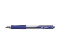 Stylo à bille rétractable Uni Laknock, 12 pièces, poignée en caoutchouc moyenne