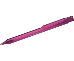 Stylo à bille Schneider Fave, corps translucide, plastique, recharge M, bleu, 50 pièces