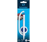 Stylo à bille Schneider, Klick-Fix-Pen, M, avec cordelette, pack de 10, couleur:blanc
