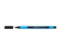 Stylo à bille pour instruments d'écriture Schneider Slider Edge, modèle à capuchon, XB, noir, couleur cyan-noir, (lot de 1)