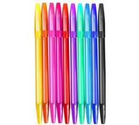 Stylo à bille Topwrite Lot de 10 Couleurs Assorties Multicolore