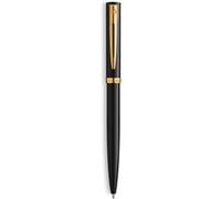 Waterman 2225501 WATERMAN Kugelschreiber IMPRESSION schw. lackiert GT M Blau Geschenkbox