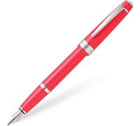 Cross Bailey Stylo-plume en résine corail poli clair avec coffret cadeau Pointe fine