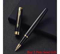 Stylo À Encre En Métal, Design Classique De Marque, Stylo D'écriture De Luxe Pour Signature, Pour Les Affaires, 2 Cadeaux Offerts