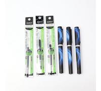 Stylo À Gel 0.7mm, Haute Capacité, Recharge D'encre Noire, Stylo Neutre De Bureau, Papeterie Scolaire, Stylo Publicitaire, 3 Pièces/Lot