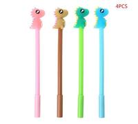 Stylo À Gel Monstre Drôle De Dessin Animé, 4 Pièces De 2022mm, Stylo À Encre Noire, Papeterie Scolaire Et De Bureau, Cadeau Promotionnel, Nouveauté 0.38