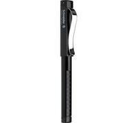 Schneider Stylo plume Base L / 160401 pour gaucher, acier inoxydable L, pointe moyenne, noir