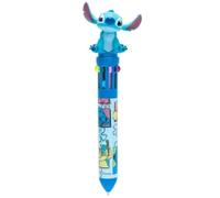 Stylo à Pointe Rétractable 10 Couleurs Disney Stitch