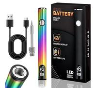 Stylo à souder portable rechargeable USB-C avec écran LED | Tension réglable 2,7 V/3,7 V/4,2 V, 450 °C, écran LED, USB-C rechargeable, batterie 650 mAh pour appareils électroménagers 01