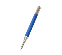 Stylo à tracer de poche en carbure pour métal et verre pour carrelage - Stylo de gravure à pointe dure avec poignée antidérapante - Instrument de marquage de précision 138 mm - Bleu argenté