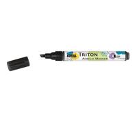 C. Kreul Marqueur acrylique TRITON Acrylic Marker — pointe biseautée 1–4 mm, noir, à base d'eau