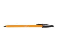 Stylo bille Bic Cristal Original Fine à capuchon pointe 0,8 mm - écriture fine - noir
