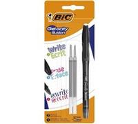 Stylo Bic Gel Ocity illusion + recharges - encre gel effaçable - Noir - 3 pcs Noir G
