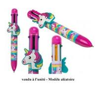 stylo bille 6 couleurs licorne - générique 29/2857 G