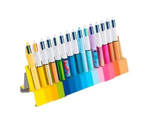 Stylo bille Bic 4 couleurs Collector rétracatable pointe 1 mm - Coffret de 15