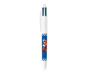 Stylo bille BIC 4 Couleurs Mario Kart Mario