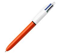 Stylo bille Bic 4 couleurs - rétractable pointe 0,8 mm - écriture fine