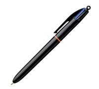 Stylo bille Bic 4 couleurs rétractable Pro noir 1 mm couleurs classique