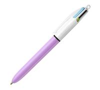 Stylo bille BIC FUN 4 couleurs Lilas - Enfant - Mixte - Pointes 1 mm