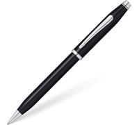 CROSS Century II Stylo à bille noir laqué chromé