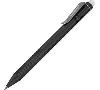 Stylo bille effaçable, noir - construction robuste, compatible avec les recharges