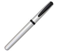 Stylo bille en céramique, pointe 0,5 mm, aluminium, argent mat