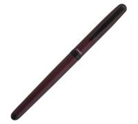 Stylo bille en céramique, pointe de 0,5 mm, corps en aluminium, finition bordeaux mat, rechargeable