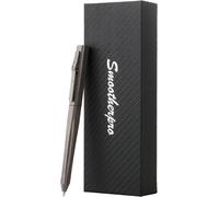 Stylo bille en titane - Compatible avec les recharges Parker - Stylo bille rétractable avec prise ergonomique, idéal pour le bureau - Écrivains
