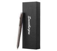 Stylo bille en titane, mécanisme à clic, compatible avec les cartouches Parker, ergonomique, couleur grise