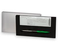 Stylo bille Kabrio, couleur verte, corps en aluminium, pointe moyenne