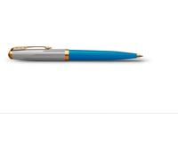 Stylo bille Parker 51 Premium Turquoise G.C. M Noir