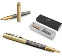 Stylo bille Parker IM Pioneers GT, édition limitée, avec coffret cadeau - Cadeau personnalisé - Anniversaire