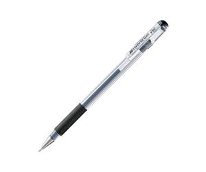 Stylo bille Pentel Hybrid Gel Grip K118 pointe 0,8 mm - écriture moyenne - noir