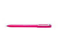 Stylo-bille pentel izee a capuchon pointe moyenne 1mm encre faible viscosite rechargeable rose