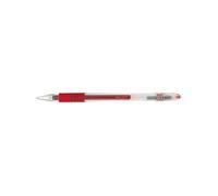 PILOT Lot de 3 Stylos à bille G1 GRIP pointe fine encre gel rouge