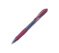Stylo bille Pilot G2 rétractable 0,7 mm - bordeaux