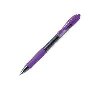 Stylo bille Pilot G2 rétractable 0,7 mm - violet