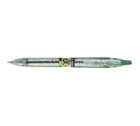 PILOT Lot de 3 Stylos bille rétractable B2P Ecoball 10 Pointe Moyenne Vert