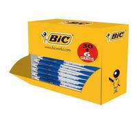 Pack de 30 stylos bille Atlantis Bic rétractables + 6 offerts - bleu